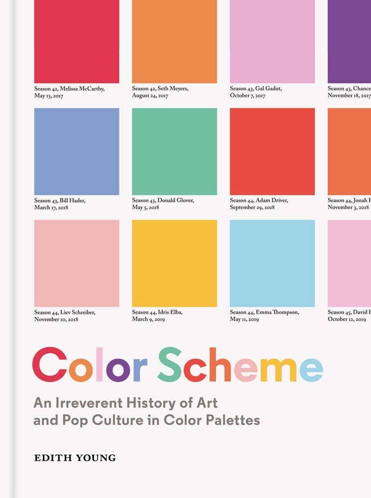 Color Scheme book art and pop culture color palettes